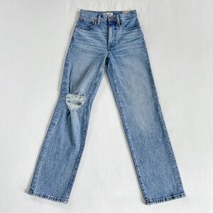 Madewell The Perfect Vintage Straight Jean | Reinhart | Size 23 | NWT